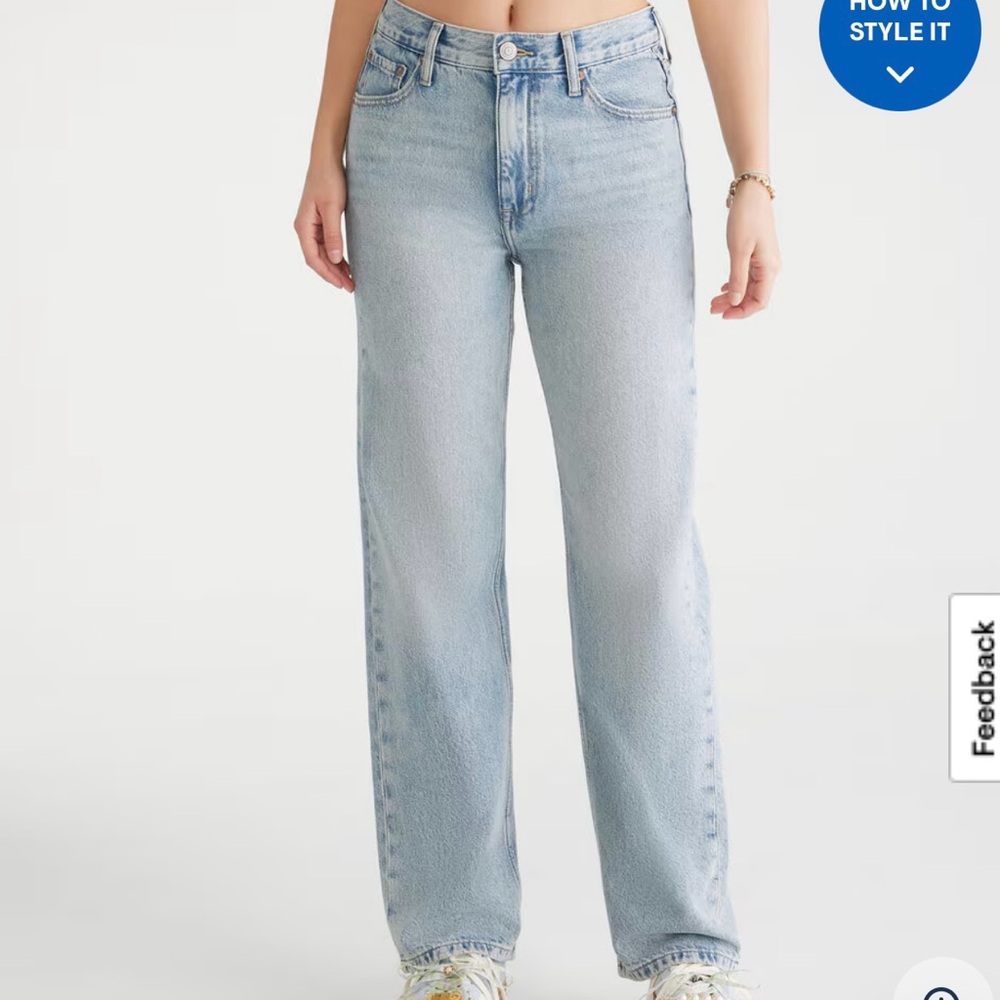 Aeropostale High Rise 90s Baggy Jeans